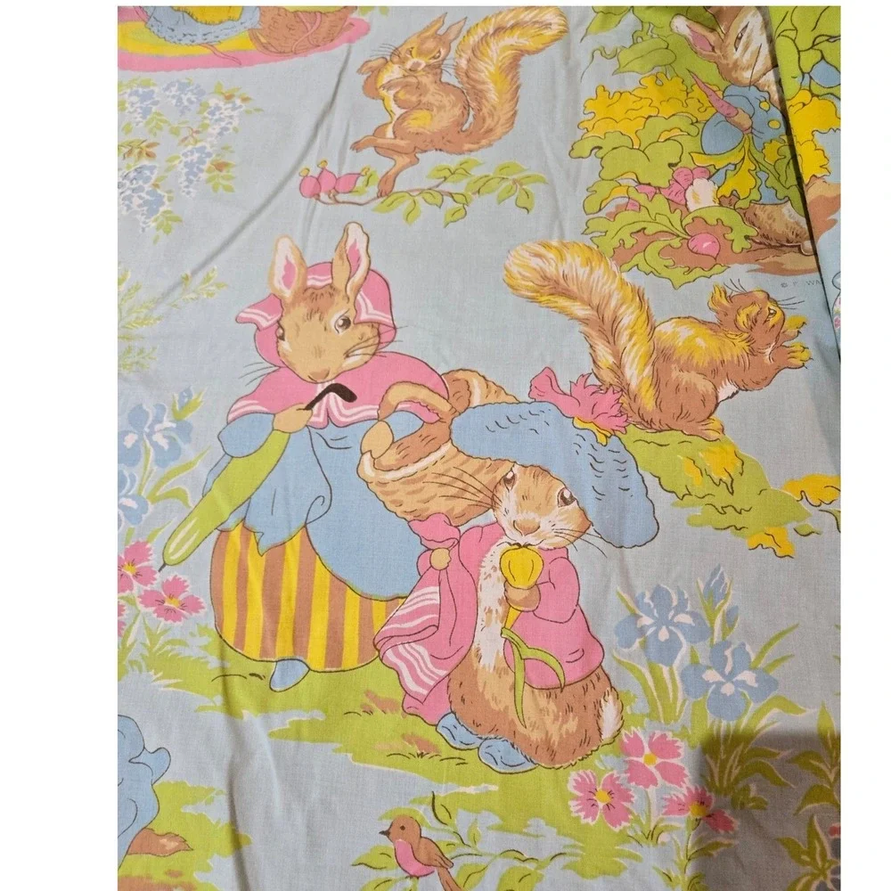 Frederick Warne Beatrix Potter‎ Peter Rabbit Fitted Sheet & Pillowcase Set Good